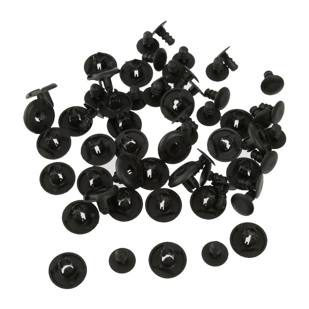 20 Pieces Black Nylon Car Retainer Clips Door Trim Panel Garnish For  Hyundai for Honda for Mitsubishi