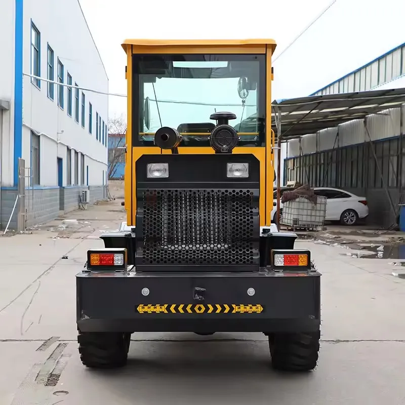 China Manufacturer Diesel Small Wheel Track Mini Skid Steer Loader CE EPA