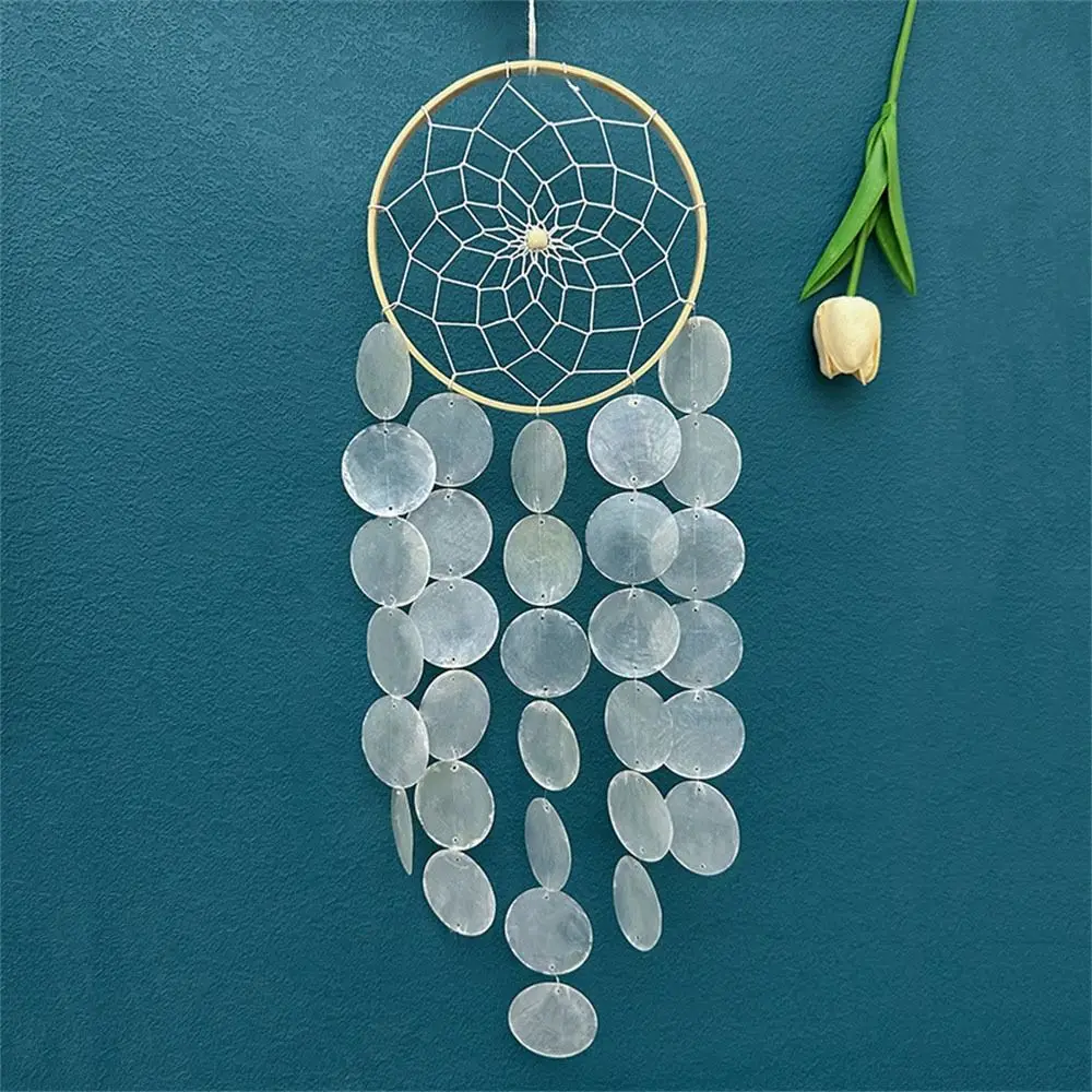 

Fashion Handmade Rainbow Shell Wind Chimes Hanging Home Decor Seashell Wind Chimes Room Dream Catchers Outside