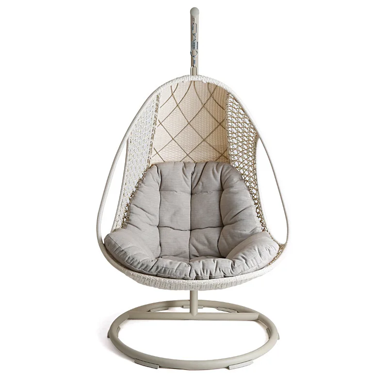 

Premium Outdoor Household Indoor Balcony Outdoor Swing Hanging Rocking Chair Hanging Basket Rattan Woven Lazy Chair
