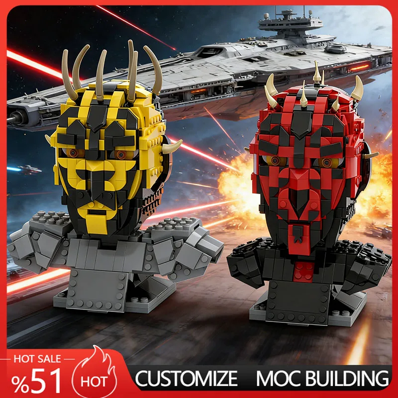 جديد خطة النجوم MOC Nightbrother Savage Opress MOC سفينة الفضاء معركة نموذج بنة العمارة التعليم التجمع لعبة مجسمة