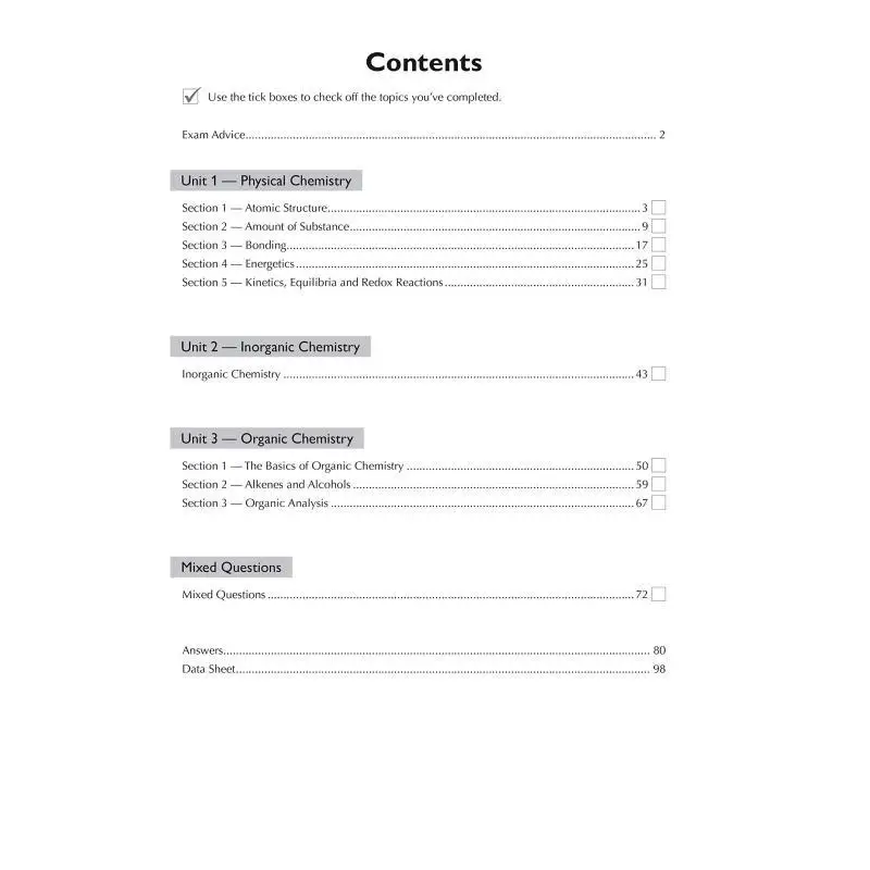 ALevel الكيمياء AQA السنة 1 AS مصنف ممارسة الامتحان يتضمن الإجابات CGP كتب التنسيق منشورات المجموعة 9781782949114