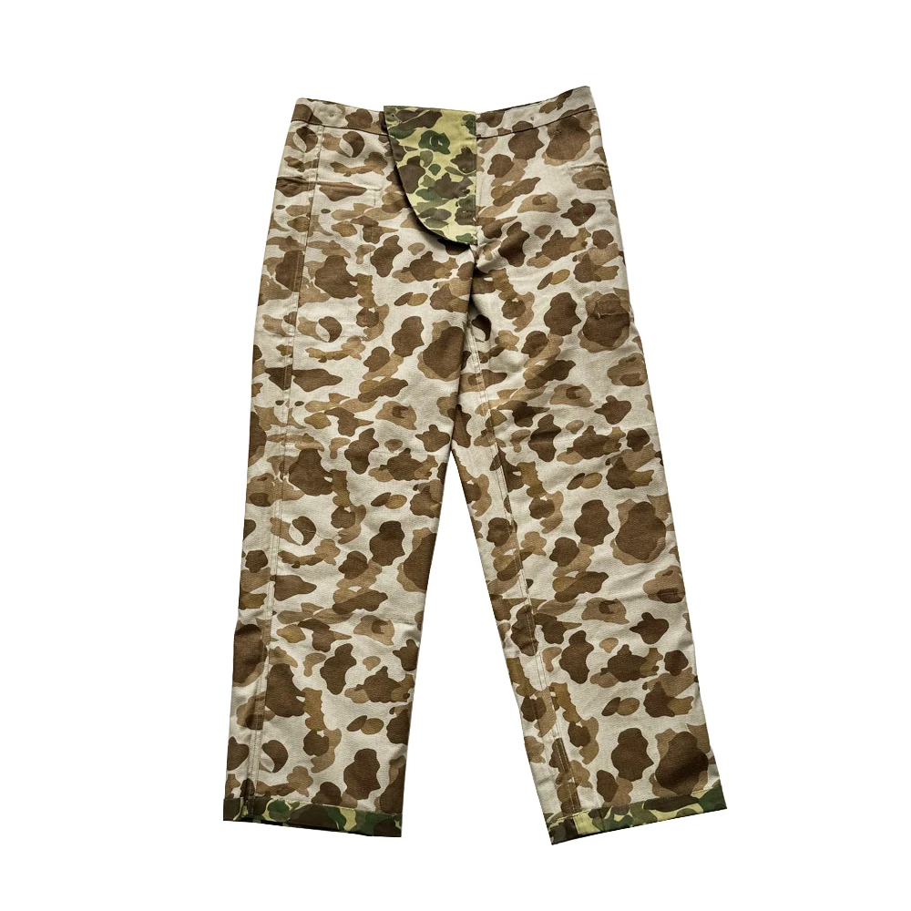 Pantalón camuflaje militar EE.UU. Segunda Guerra Mundial vintage - imagen 3
