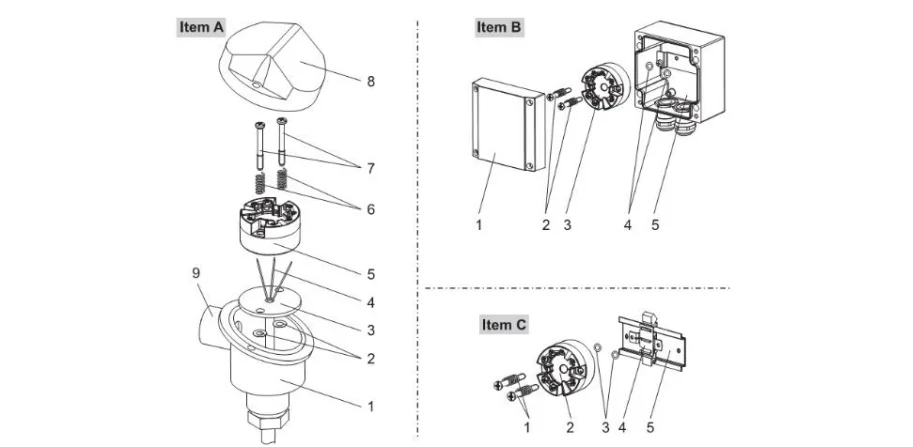 FF H1 PROFIBUS PA HART Temperature Transmitter