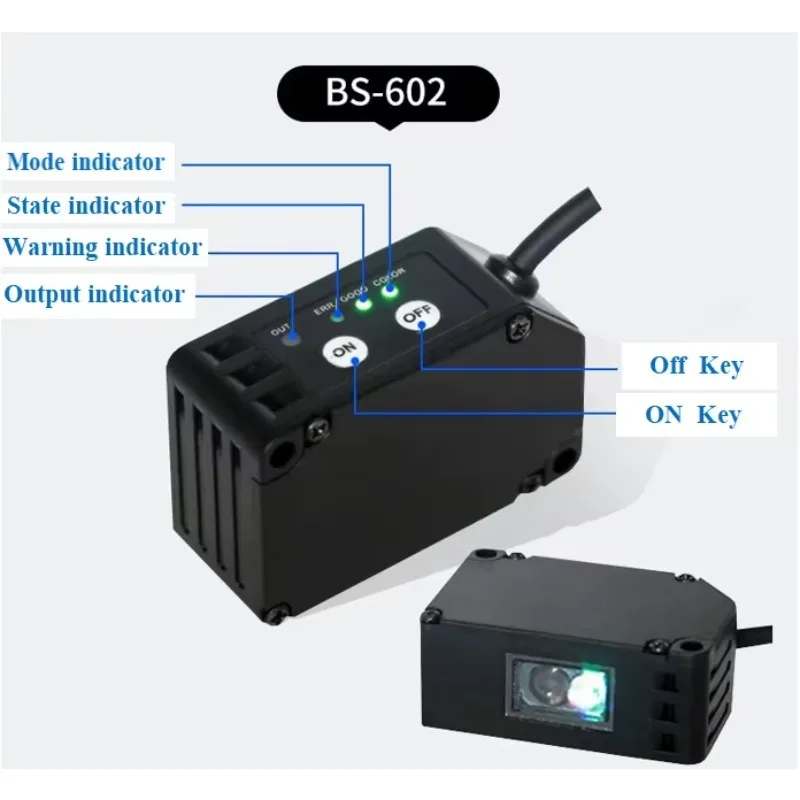 Photoelectric Color Detection Optical Sensor Code Recognition at Price