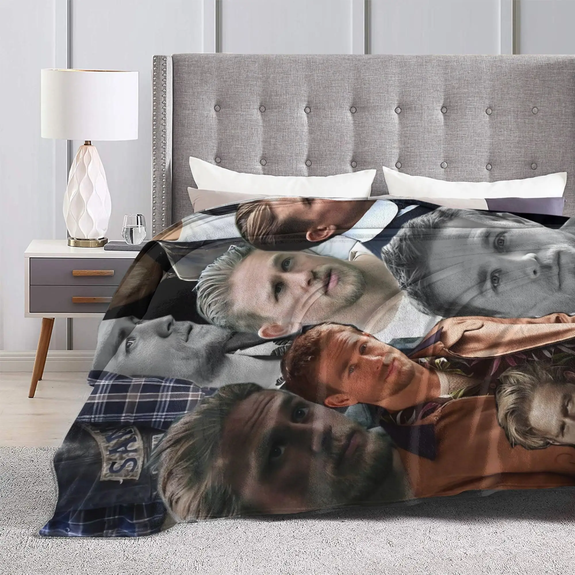 تشارلي هونام مونستر إد جين قصة البطانيات جودة لينة الدافئة الفراش يلقي الربيع كرسي أريكة سرير مضحك المفرش #3