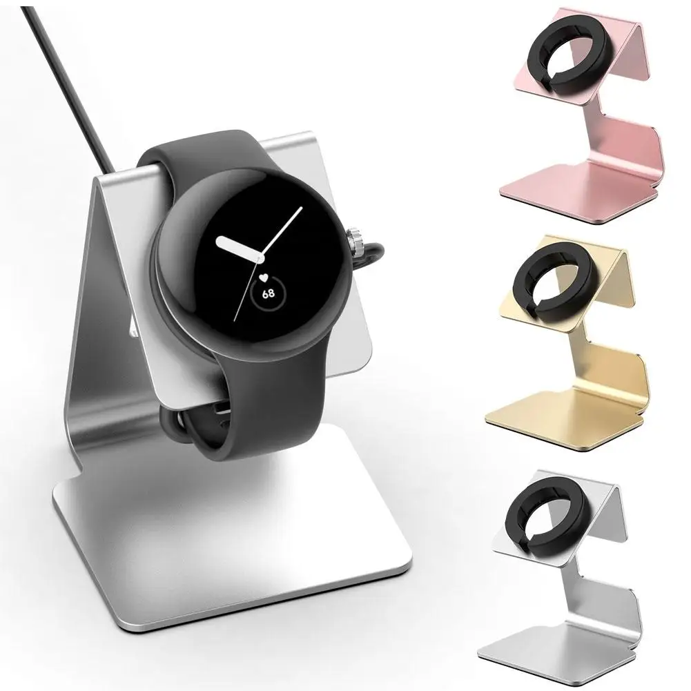 

Charging Base Storage Rack Aluminium Alloy Watch Charger Stand Support Lightweight Non-Slip Mat for Samsung Galaxy Watch 5 K2B4