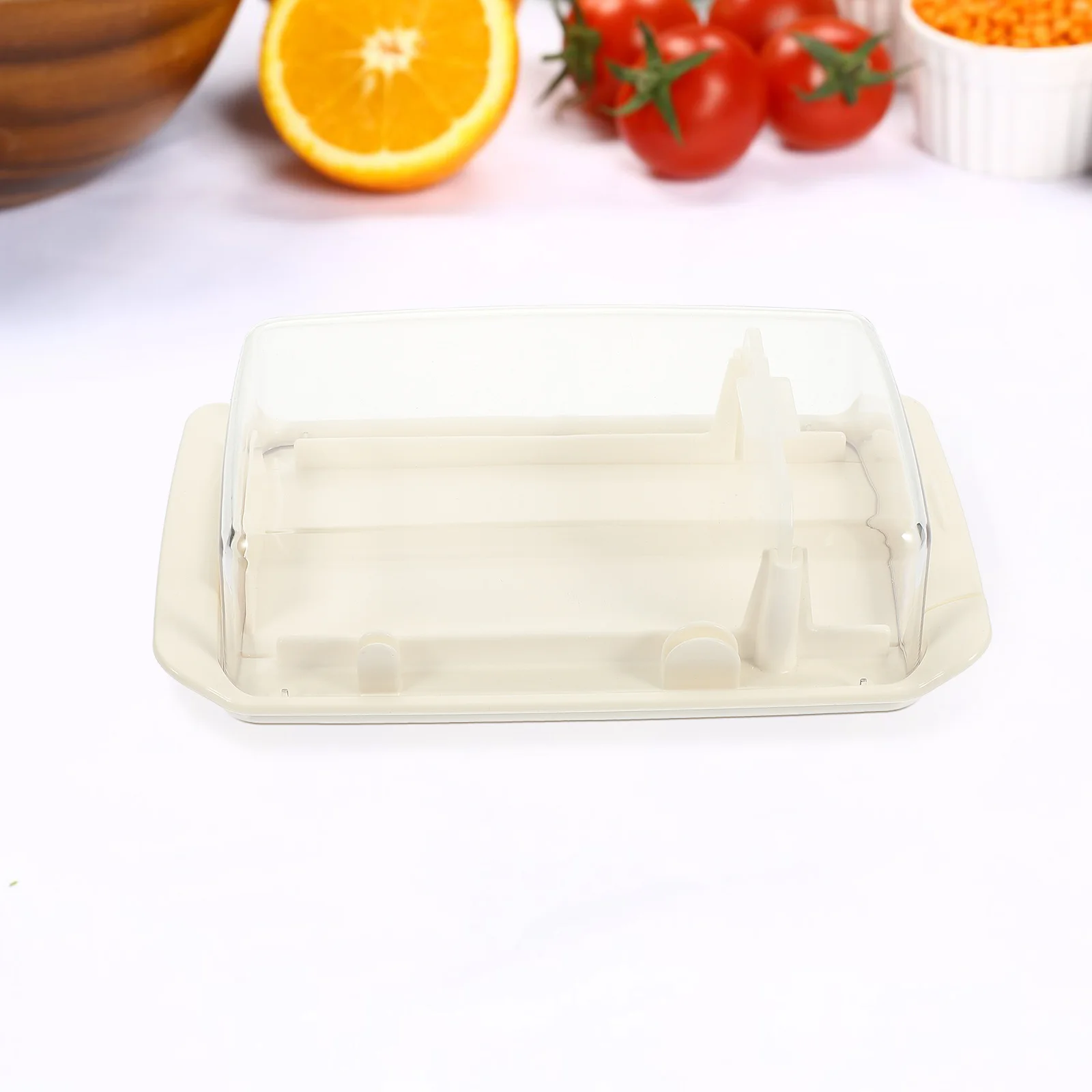 

Butter Storage Box Stainless Steel Cutter Cover Seal Freshness Kitchen Storage Container Detachable Cutter Butter Cutting Box