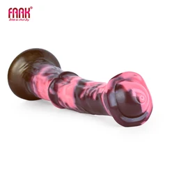 FAAK Realistic Horse Dildo With Suction Cup Silicone Large Long Penis Sex Toys For Men Women Multi Color Female Masturbator