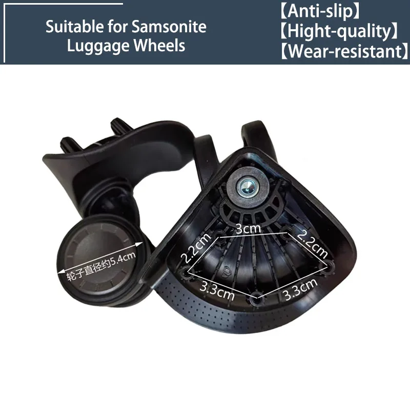 

2/4 Wheels Universal Wheels for Samsonite GN01 Swivel Wheels Luggage Accessories Replacement Trolley Parts for Suitcase
