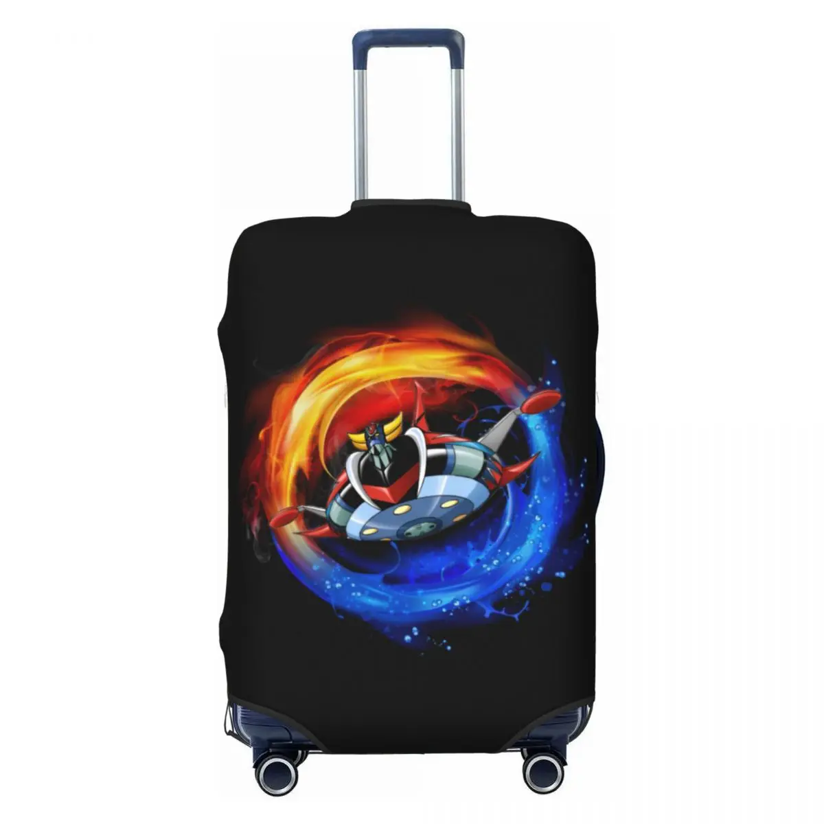 

Пользовательские на заказ НЛО робот Mazinger Z чехол для багажа протектор моющийся Grendizer Goldorak дорожные чехлы для чемоданов