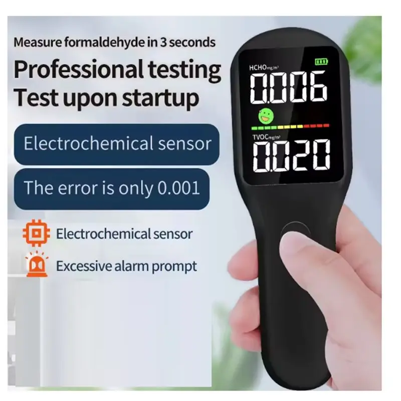 Smart-Type-C شحن RC3005 كاشف جودة الهواء الفورمالديهايد 3 ثانية اختبار سريع مع جهاز استشعار كهروكيميائي #4