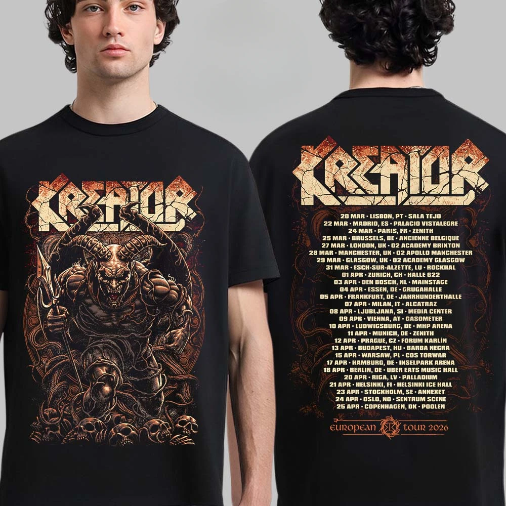 Streetwear Brand Y2K - Y2k Kreator Cotton Band Shirt Unisex