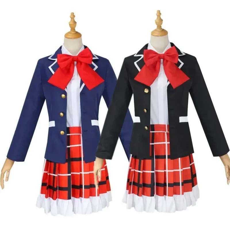 Anime Love Chunibyo other delusions Takanashi Rikka deomori Sanae cosplay costume wig adult woman skirts uniform suit Halloween