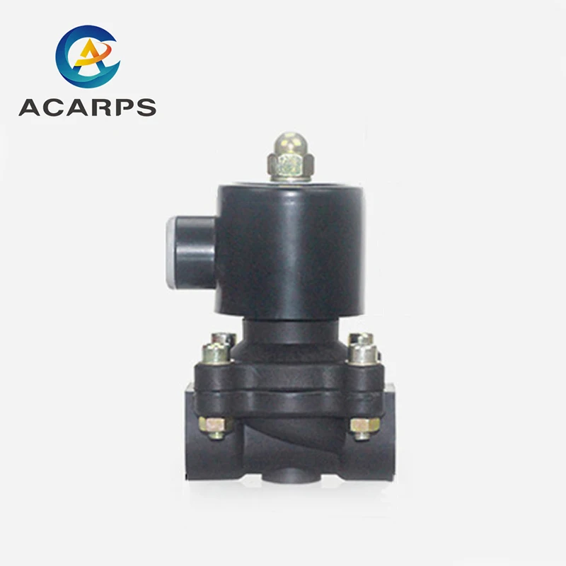 

1/2" Plastic Motorized Solenoid Valve DN15 Normally Closed AC220V DC24V DC12V For Water Oil Air