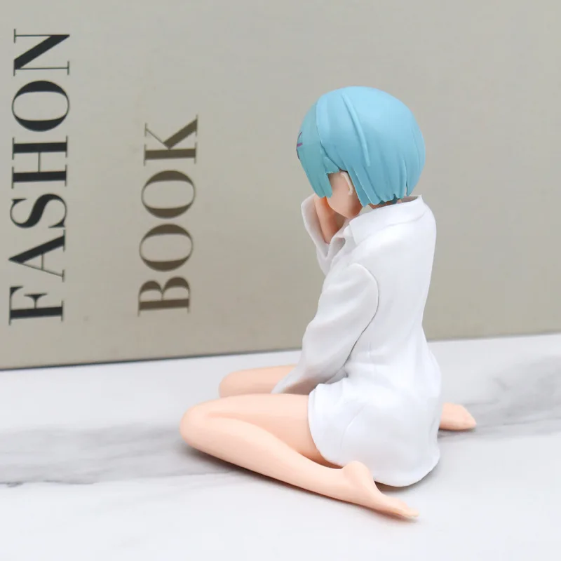 Re: life in a vious world,re: zero rem,パジャマ,シャツ,ひざまずくモデル人形,おもちゃのギフト,コレクターボックス,11cm