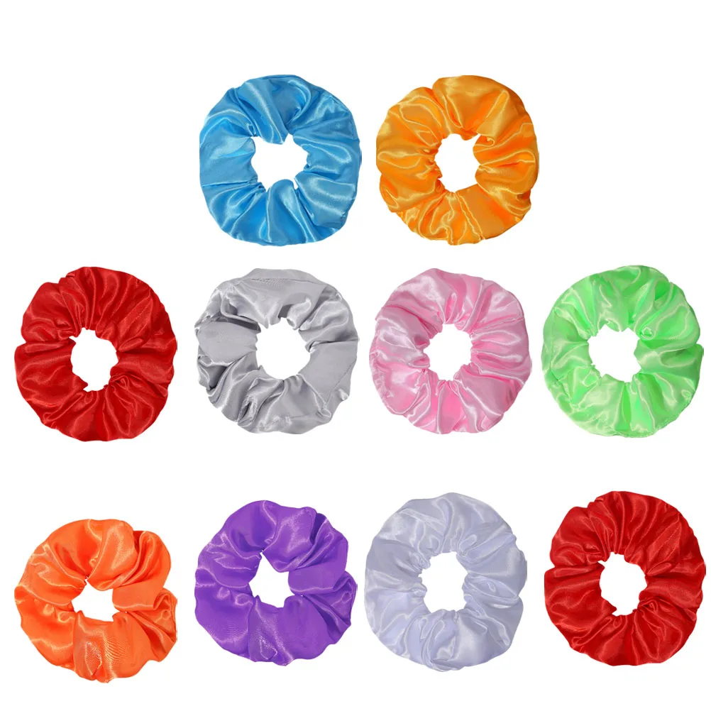 

10pcs Decorative Rings Luminous Elastic Rope Decorative Rings Accessories Hair Elastic Hair Rope Binding Style