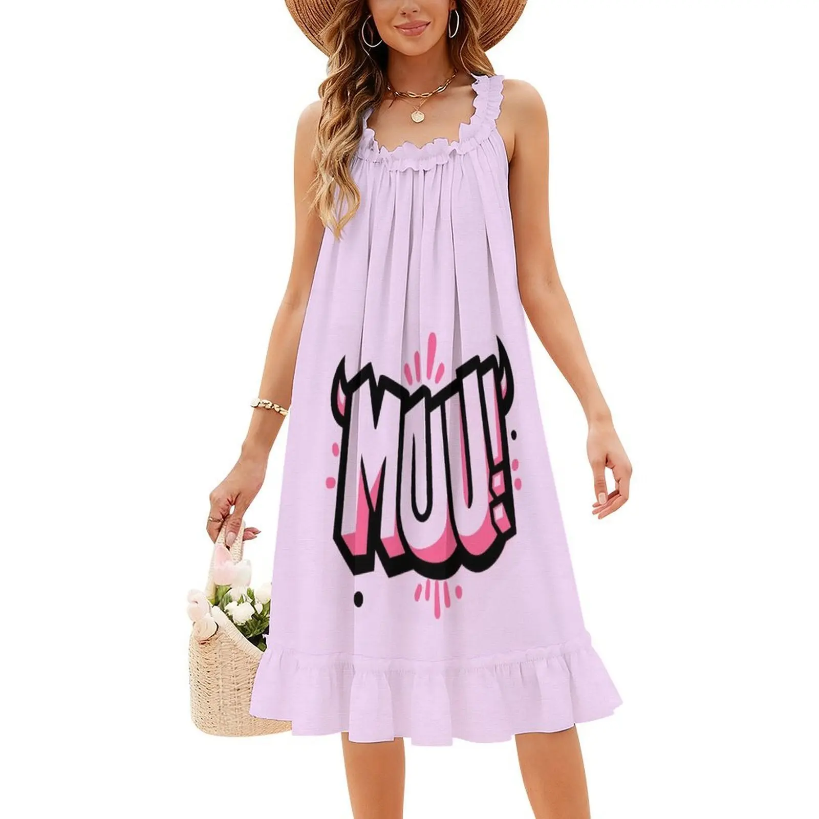 مو!! فستان كاجوال على الطراز الكوري للنساء فساتين سيدة المكتب اليومية البسيطة بأحرف جرافيتي بول وردي أسود 90 S فستان سهرة #4