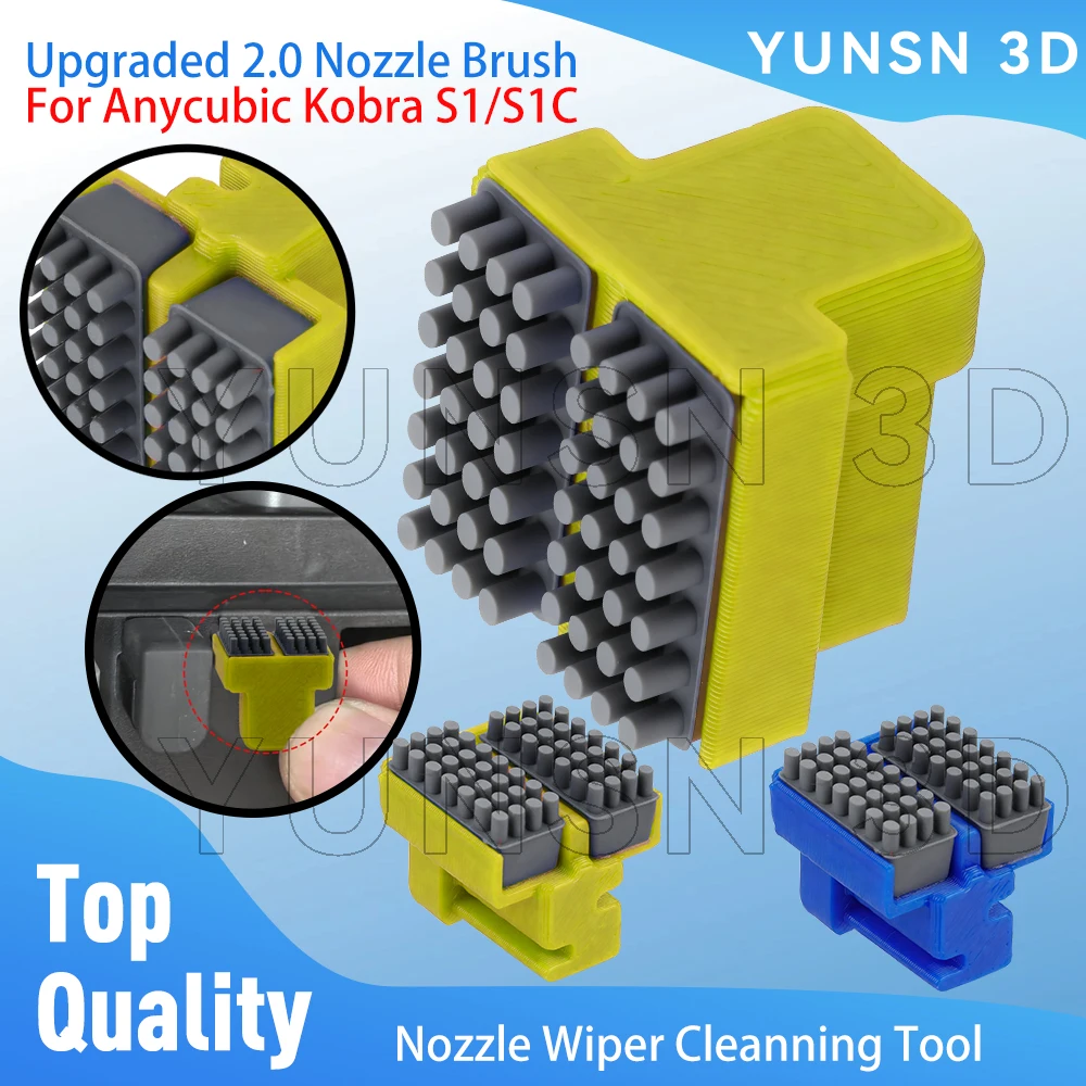 

Silicone Brush For Anycubic Kobra S1 Combo Hotend Nozzle Upgraded Nozzle Wiper Cleanning Tool For Kobra S1C Cleaner Accessories