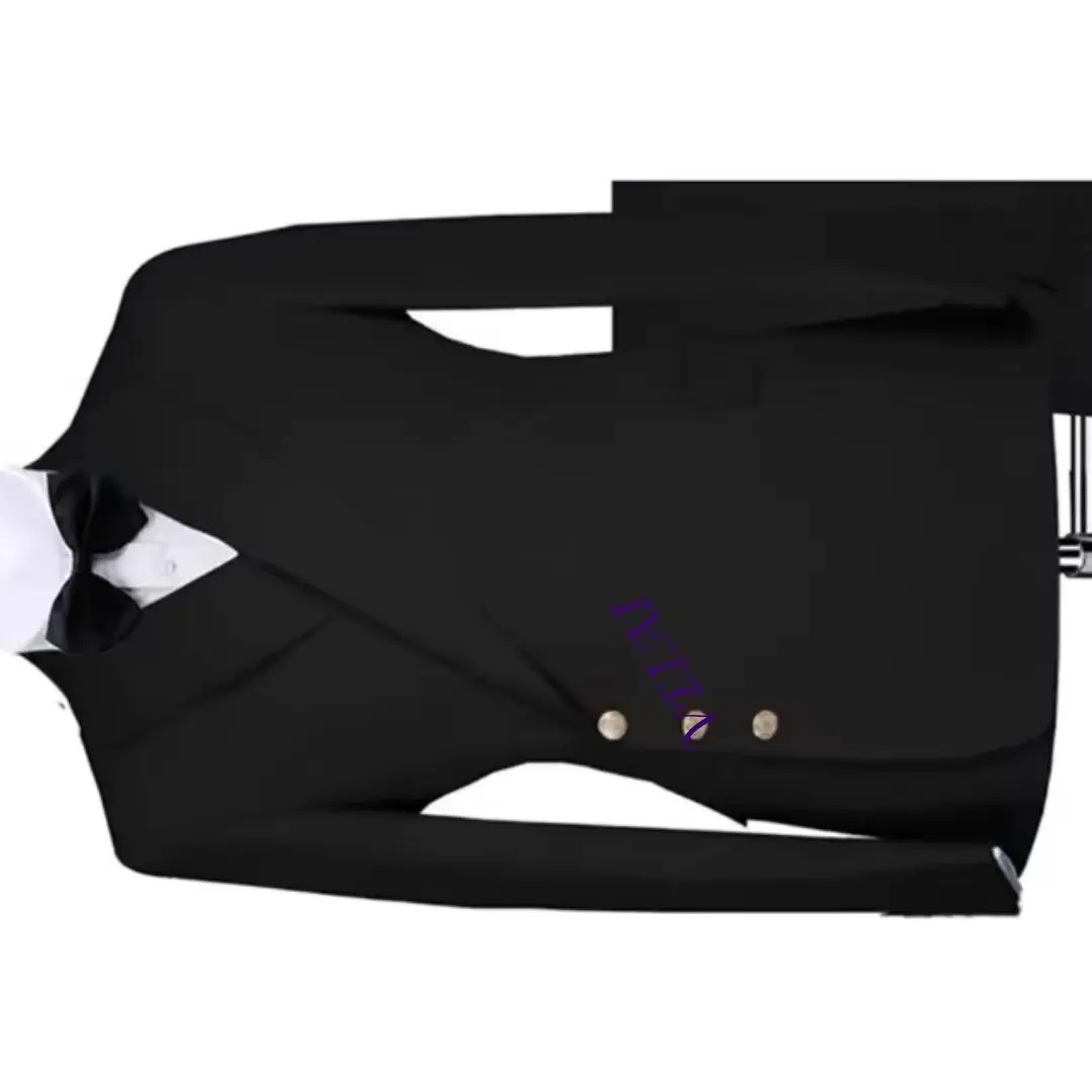 

Customized Formal Black Men's Suit 2-Piece Single Breasted Peak Lapel Luxury Quality Party Wear for Men