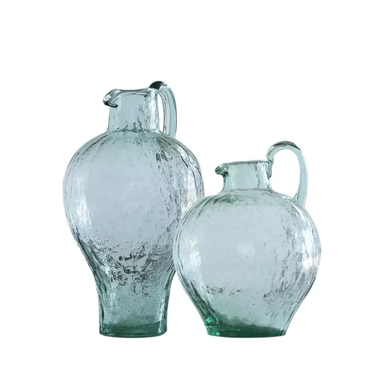 

Single ear, bubble, pot type, handle, glass, vase, hanging bell