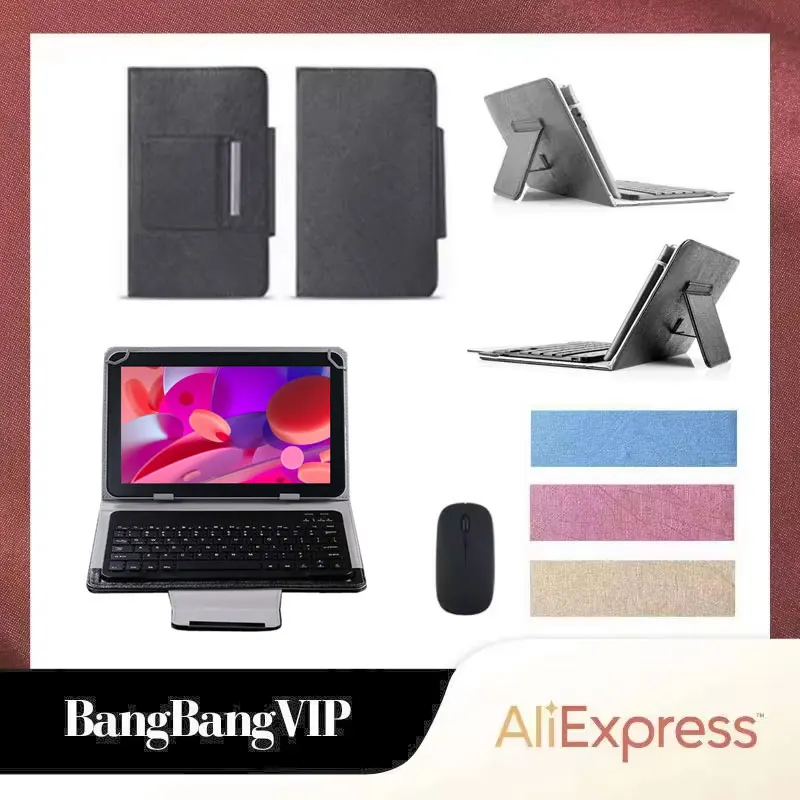 

Для Alldocube iPlay 50S 10,1-дюймовый планшет, универсальная Bluetooth-беспроводная мышь, клавиатура, чехол-подставка