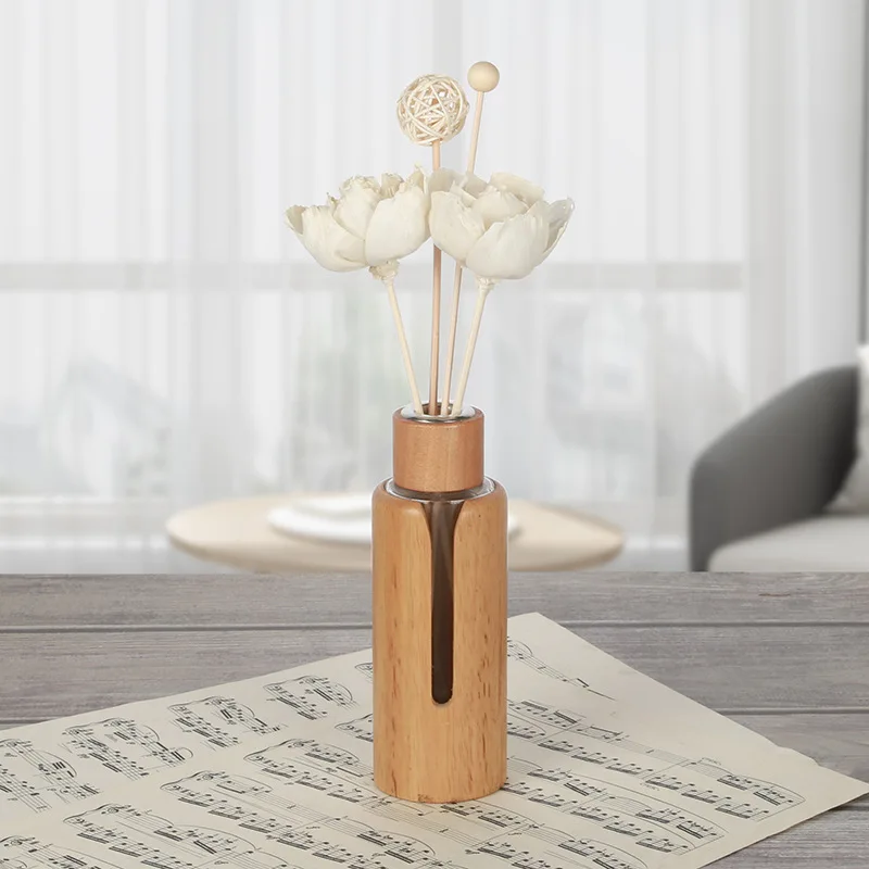 10PCS DIY Home Decor Plant Dried Flower for Essential Oil Volatilization,Aromatherapy Accessories Sola Flower for Reed Diffuser