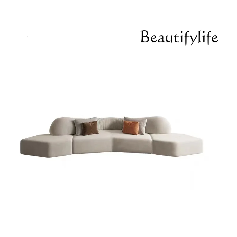 

Nordic Special-Shaped Sofa Creative High-Grade Light Luxury Small Apartment Modern Living Room Multi-Person Combination