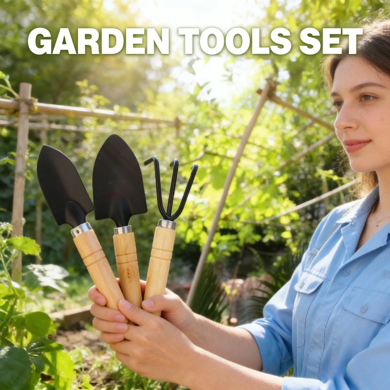Gardening Tools 3Pcs Small Shovel Set Indoor Flower Potted Soil Loosening Garden Small Shovel for Potted Plants