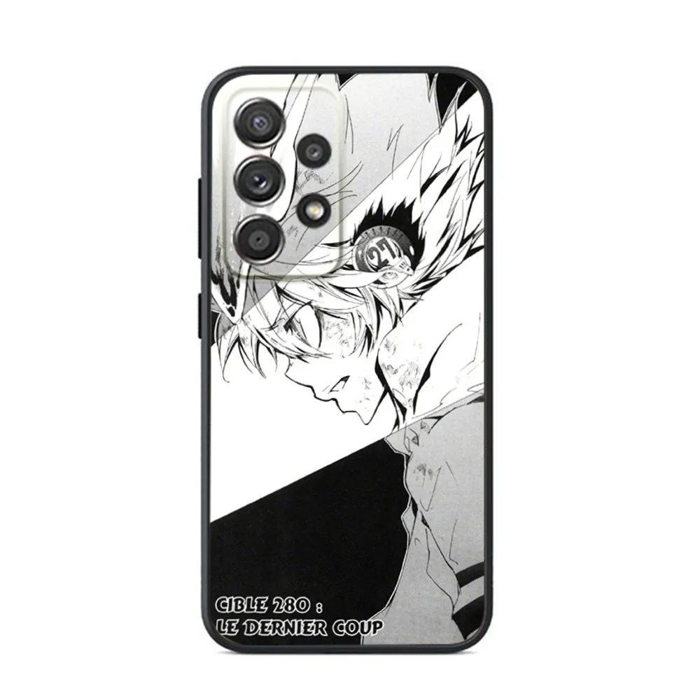 K-Katekyo H-Hitman Reborn Phone Case For Samsung S24,S23,S22,S21,S20,S10,S10E,S9 Plus FE Note 20 Ultra 10,9 Plus Black Case