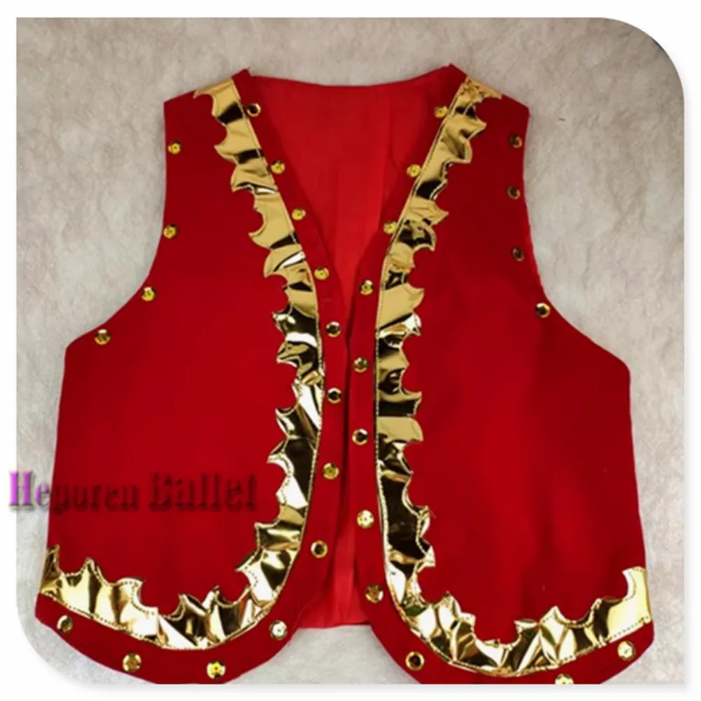 

Балетный костюм принца-подростка, конская броня, этнический жилет для мальчиков, куртка для мальчиков, костюм для выступлений