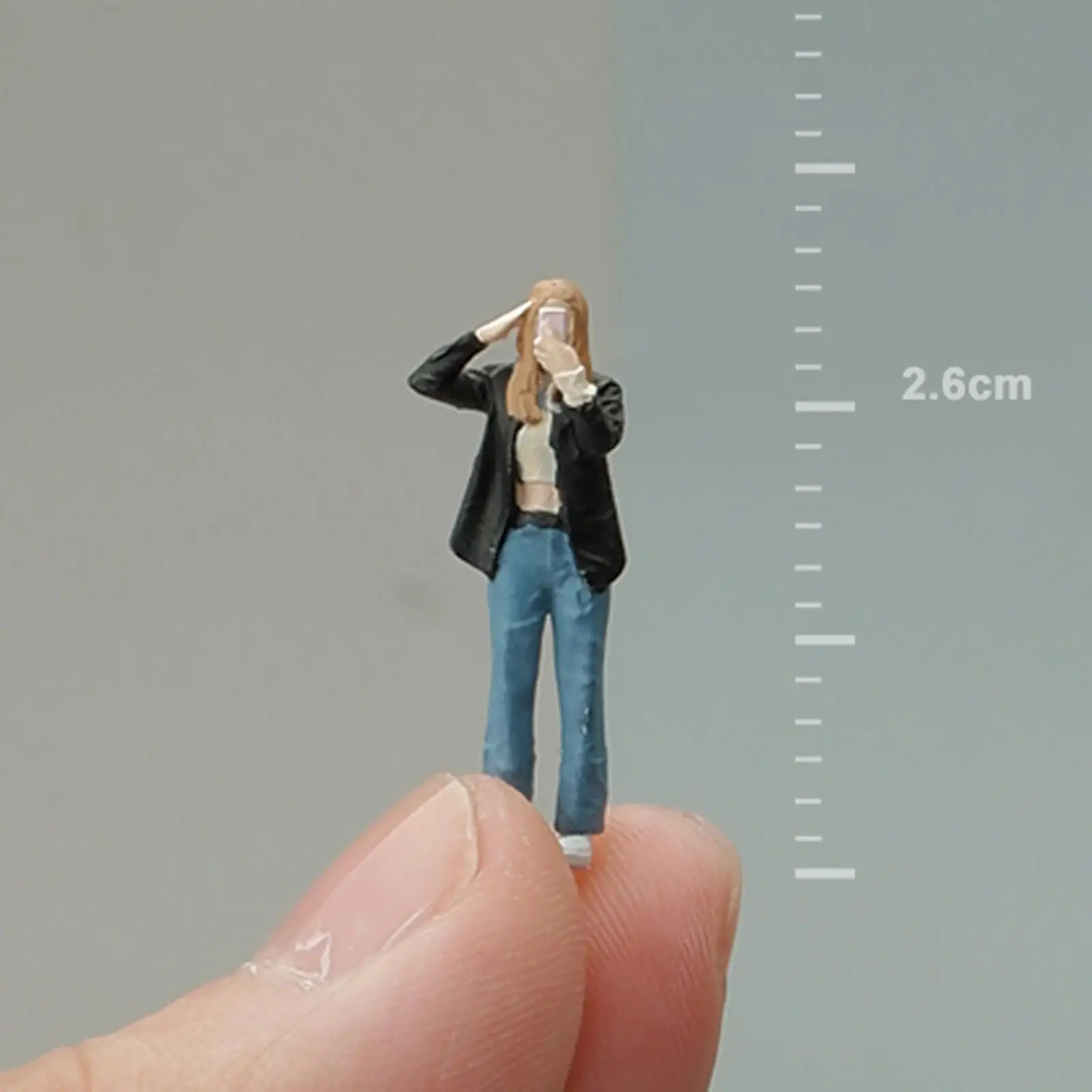 1/64 persone figure Sand Table Ornament Mini persone figurine per Diorama scena in miniatura fotografia puntelli Layout casa delle bambole