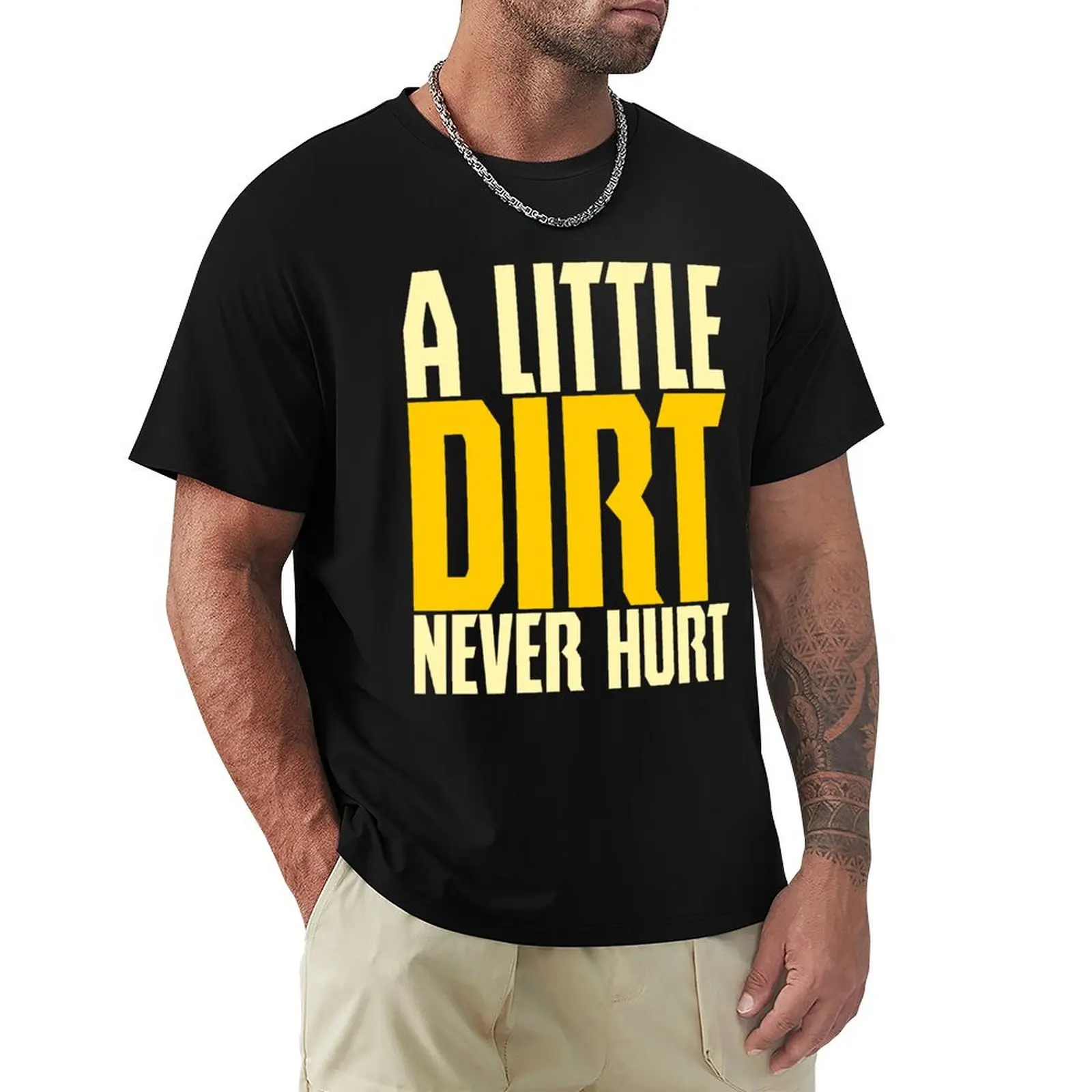 A trail or trails rock crawling or dirtbike quote T-Shirt t shirts for man pack cotton T-Shirt