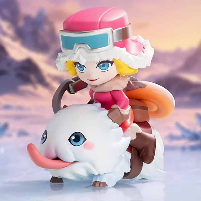 POP MART LEAGUE OF LEGENDS Clash of The Cuties Serie Blind Box Überraschungstüte Mystery Box Spielzeug Puppe Niedliche Anime-Figur Desktop-Deko