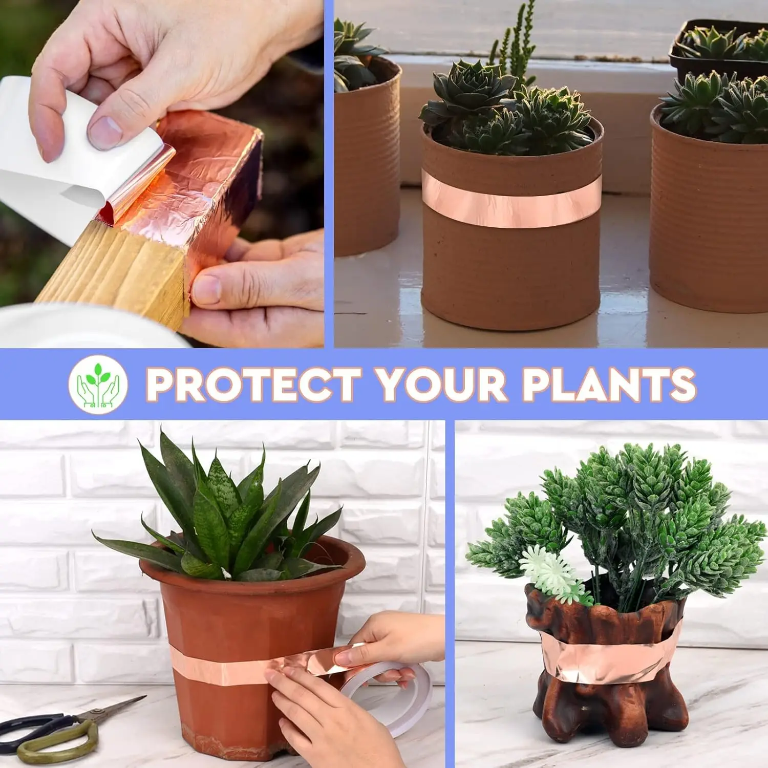 DIY 銅箔テープ EMI シールド両面導電性修理粘着テープ カタツムリ