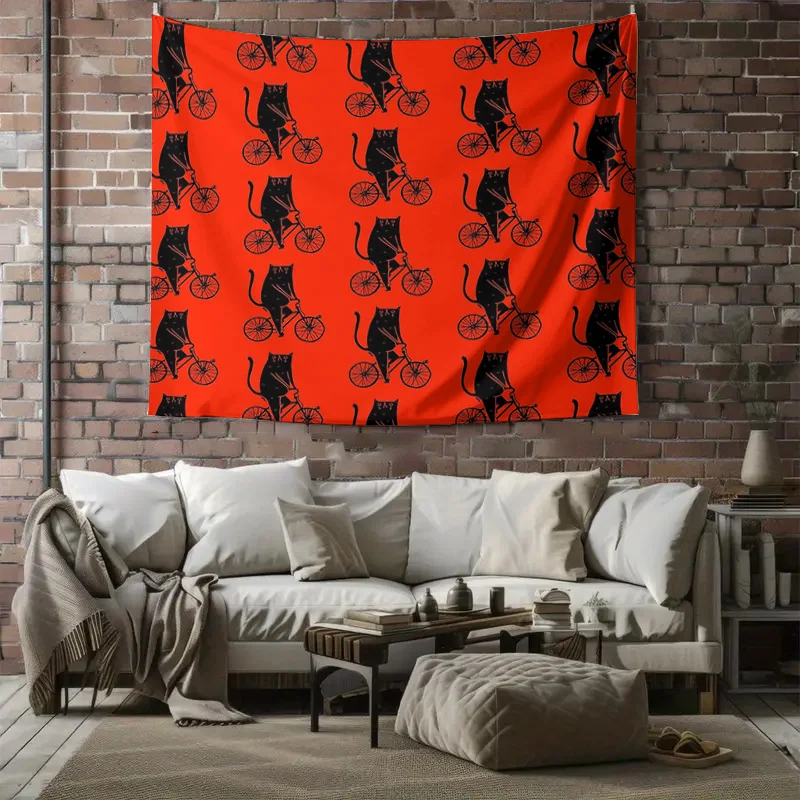 بوهو نسيج الجدار الشنق ديكور الغرفة الجمالية طبيعة المشهد شجرة الغابات خمر الهبي النوم السفر غرفة نوم المنزل غرفة المعيشة #6