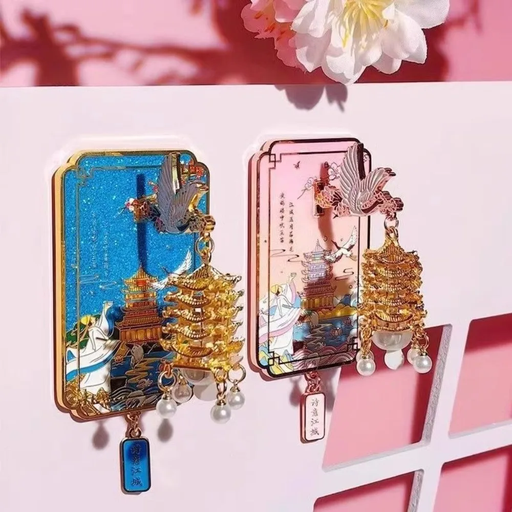 Exquisite Luminous Refrigerator Sticker Personality Metallic Finish Magnetic Sticker DIY Three-dimensional Fridge Sticker Door