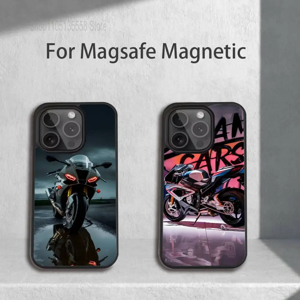 

motorcycle R1250R S1000RR Phone Case For IPhone 17,16,15,Pro,Max,Air,14,Plus,13,12,11 Magesafe Wireless Charge Cover