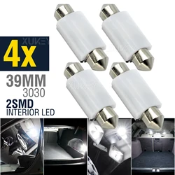 4x C5W C10W 6418 LED Bulb 38mm 39mm Interior Reading Light Festoon Auto Dome License Number Plate Courtesy Luggage Trunk Lamp