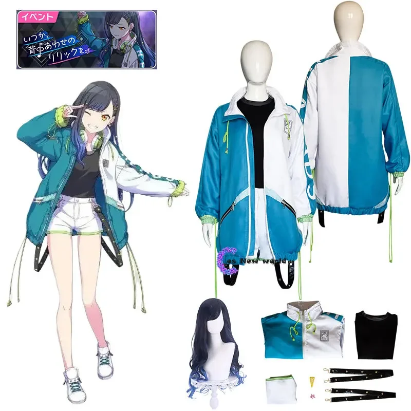 

Project Sekai Colorful Stage! Shiraishi An Cosplay Costume Feat Vivid BAD SQUAD Jacket Wig Women Full Suit Halloween Clothing