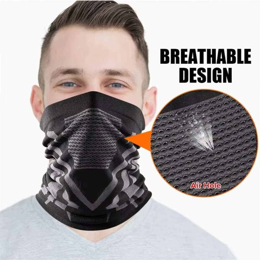 Neue Gesicht Bandana Maske Abdeckung Hals Wärmer Fahrrad Radfahren Schal Wandern Atmungsaktive Maske Winter Outdoor Winddicht Verdickte Maske