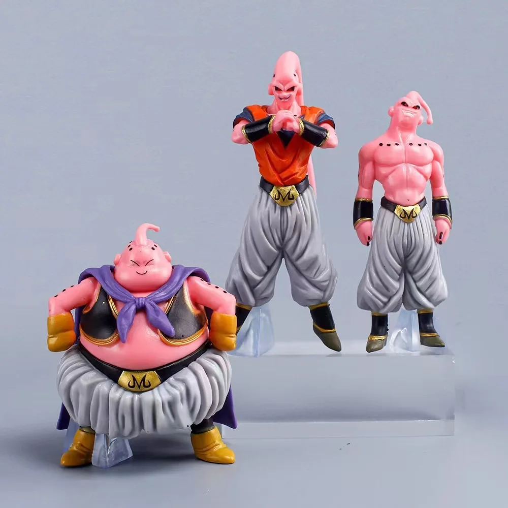 

New Dragon Ball Z Majin Buu Figure Toys DBZ Super Saiyan Action Figurine Anime Collection PVC Model Dolls Kid/Birthday Gift 8PC