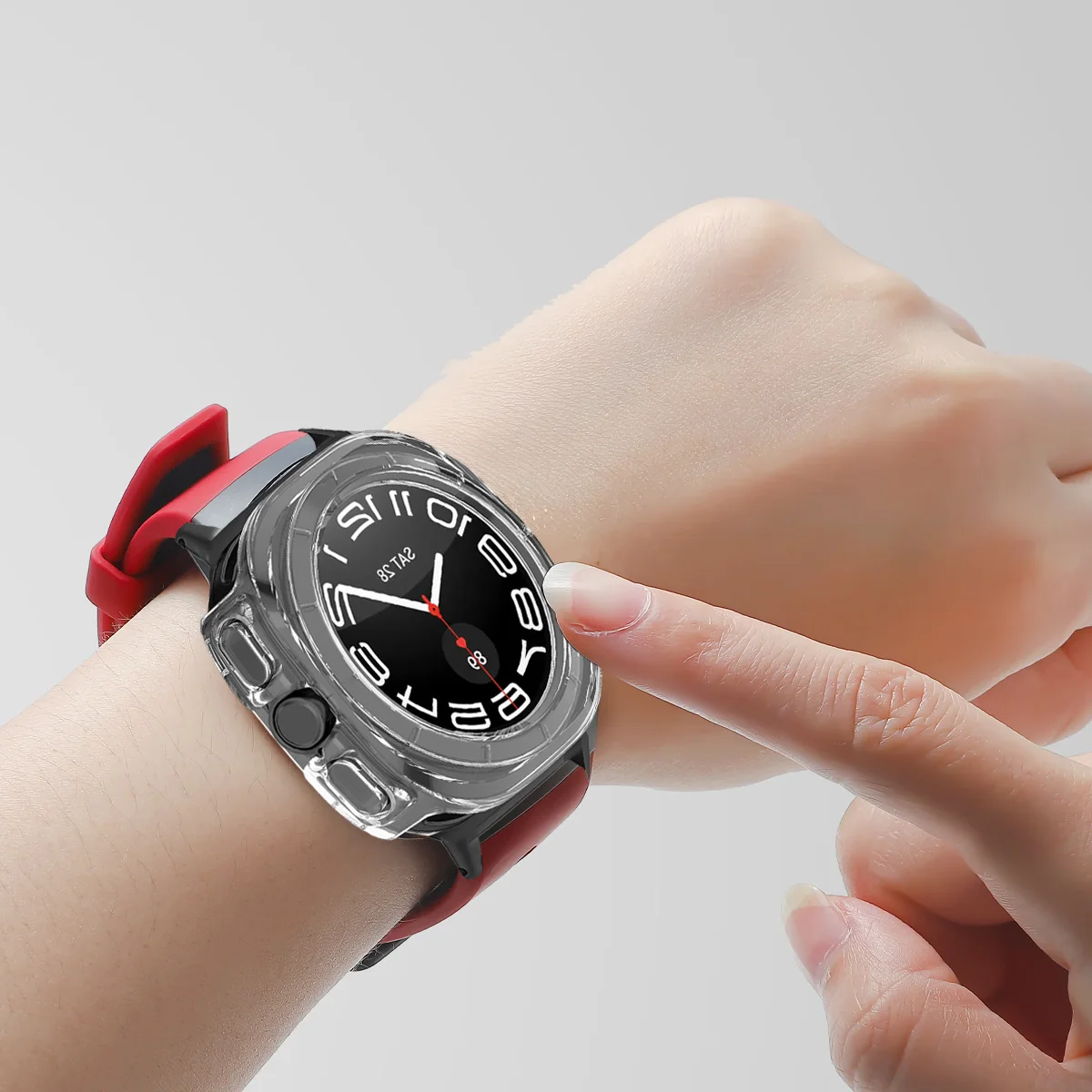 Чехол для Samsung Galaxy Watch 7 Ultra 47 мм, Мягкий бампер из ТПУ, защитный чехол для Galaxy Watch 7 Ultra 47 мм, чехол для часов