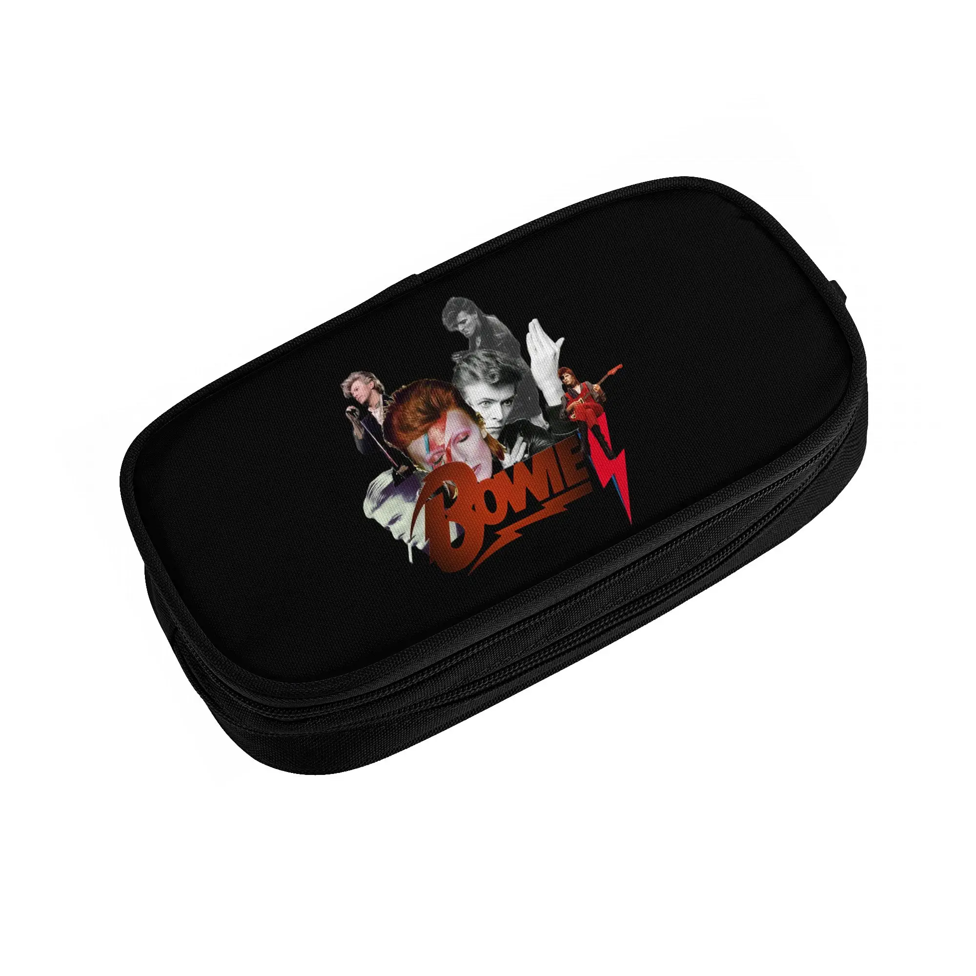 English D-David Hot Singer B-Bowie  Kawaii Pencil Case Boy Girl Large Storage  Pencil Box Students Stationery