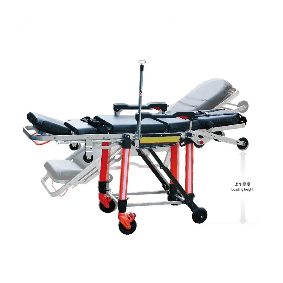 

PWS-3D04 High Quality Ambulance ICU Emergency Stretcher Suitable For Lifts Elevators