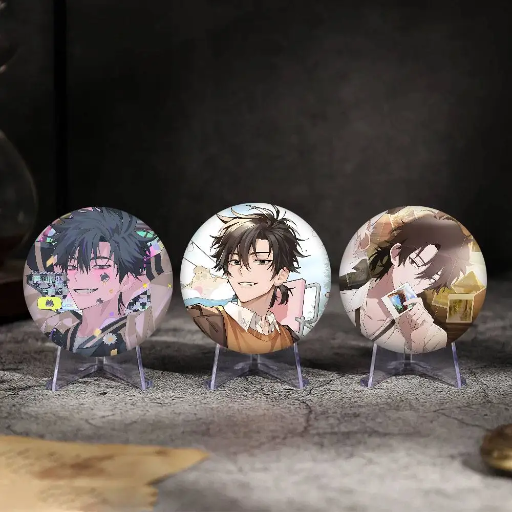 C-Cheng X-Xiaosh 58 مللي متر اليدوية بروش الكرتون تأثيري شارة على ظهره مجوهرات اكسسوارات هدايا