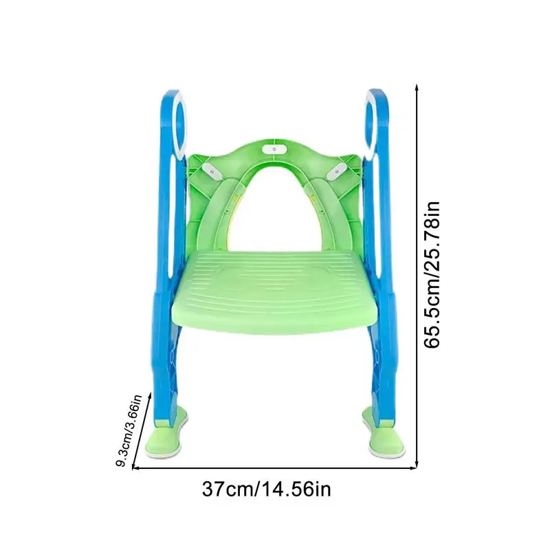 Toddler Potty Training Seat Children Potty Toilet Training Seat With Anti-slip Ladder Children Toilet Training Folding Seat