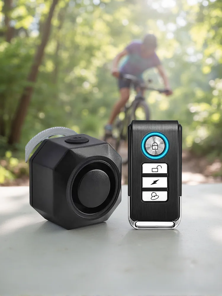 AliExpress NONE Wireless Bike Vibration Alarm USB Charging Bicycle Alarm Anti Theft Motorcycle Security Detector Cycling Burglar System