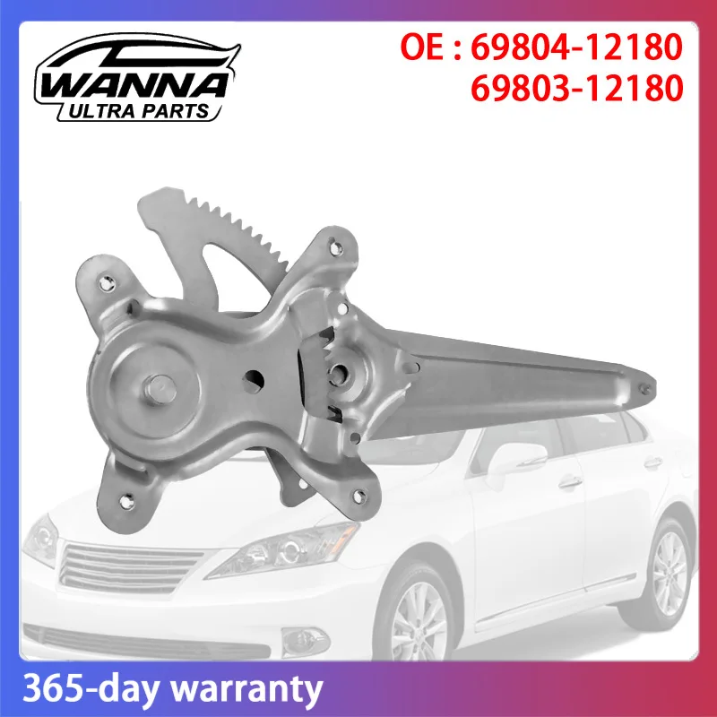 

OE Quality 6980412180 6980312180 Rear Left Right Window Regulator for Lexus ES350 / ES240 2006 2007 2008 2009 2010 2011 2012