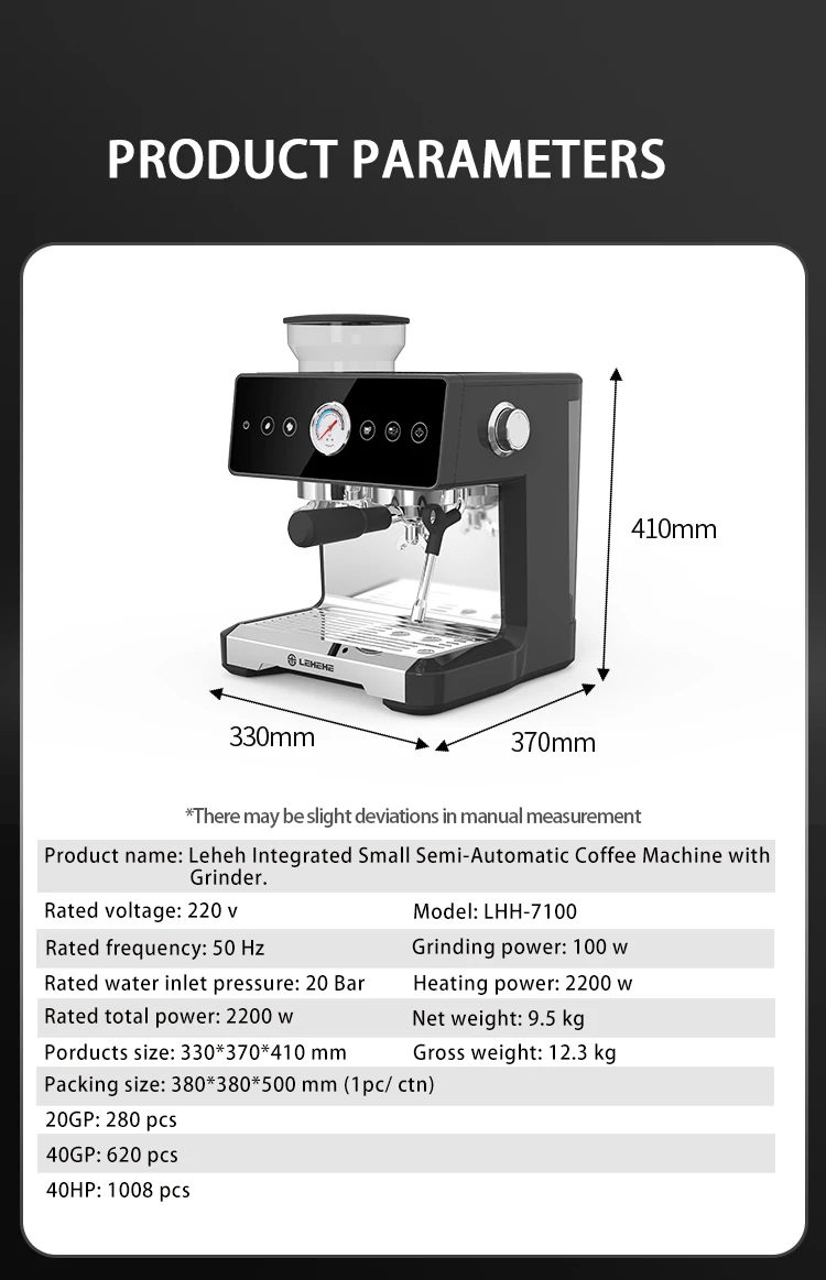 Make Coffee Machine for Home Portable Coffee Maker With Grinder